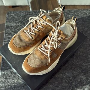Coach Citysole Runner Khaki Light Saddle Men’s Sneakers